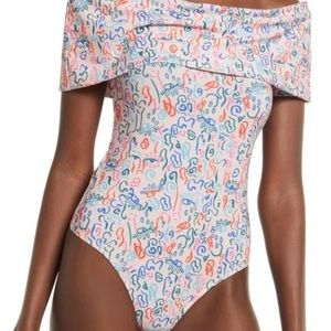 Nordstrom by Cristina Martinez *NWOT* Women’s Off The Shoulder Bodysuit